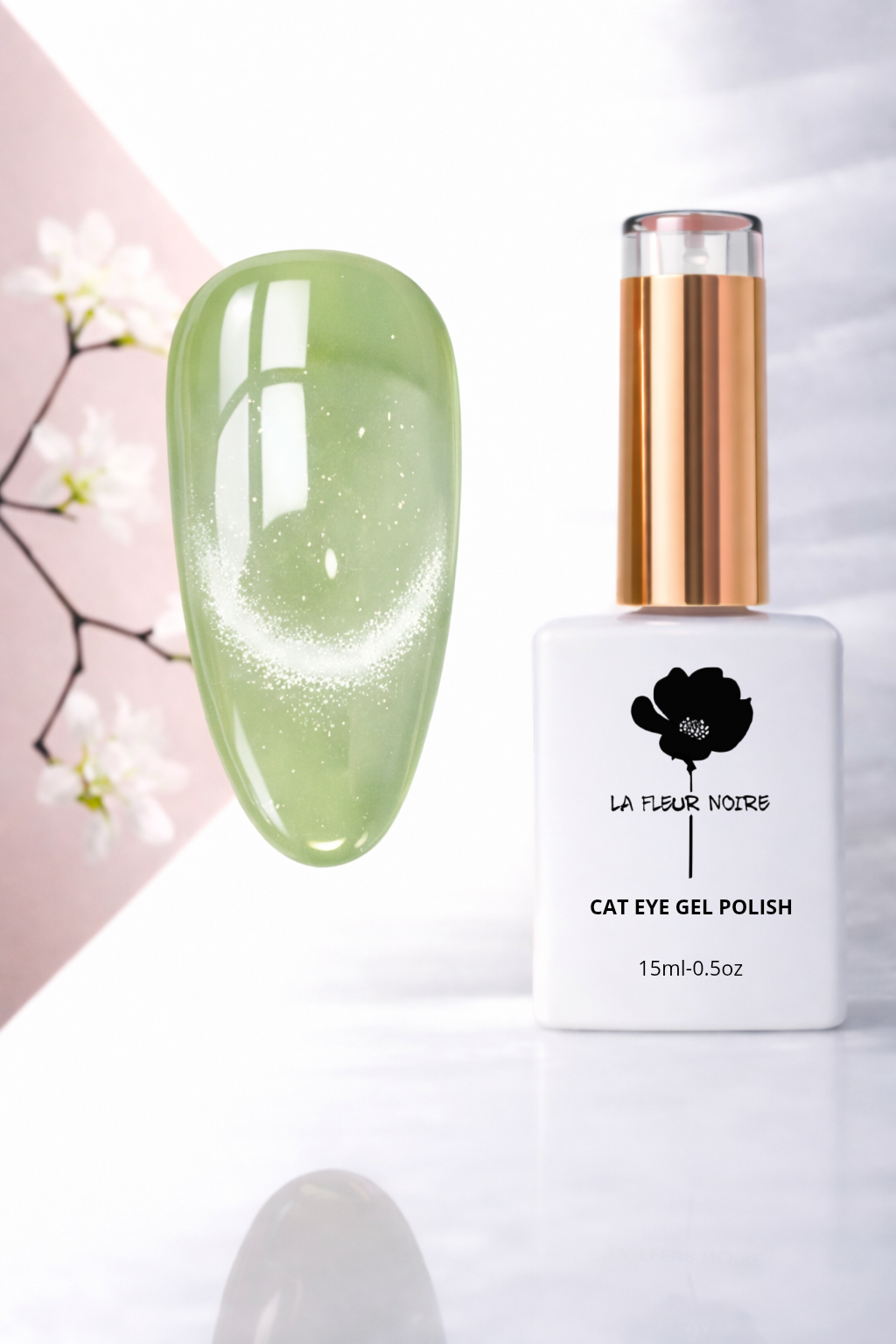 ✨ Semipermanente Cat Eye – La Fleur Noire 15 ml