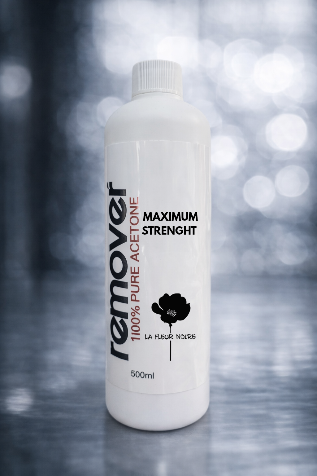 Remover Acetone Professionale per Unghie – La Fleur Noire 500ML/ 100ML