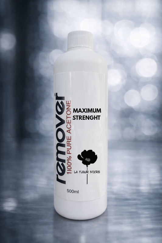 Remover Acetone Professionale per Unghie – La Fleur Noire 500ML/ 100ML